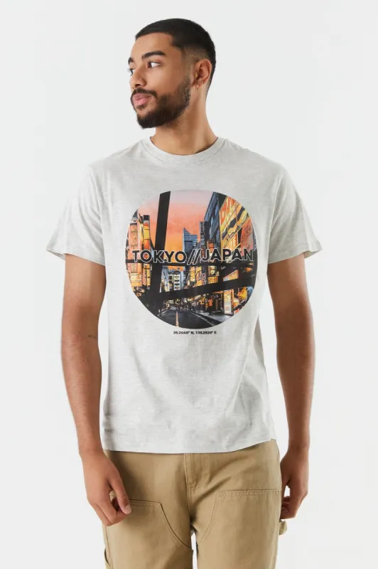 Tokyo Japan Skyline Graphic T-Shirt sold by Charlotte Russe