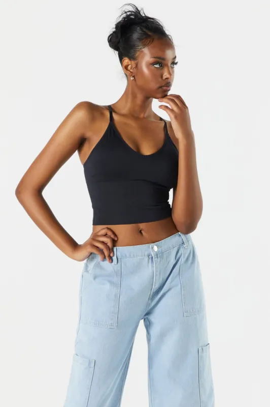 Seamless Padded Tank sold by Charlotte Russe