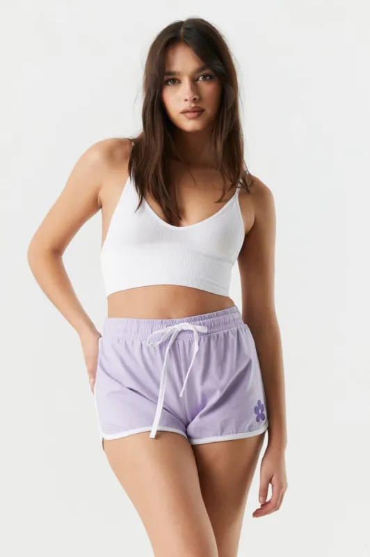 Flower Graphic Dolphin Short sold by Charlotte Russe