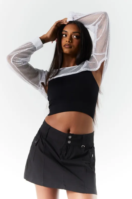 Ultra Cropped Fishnet Shrug sold by Charlotte Russe