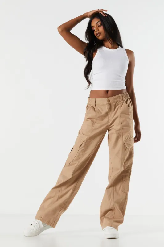 Multi Pocket Cargo Pant sold by Charlotte Russe