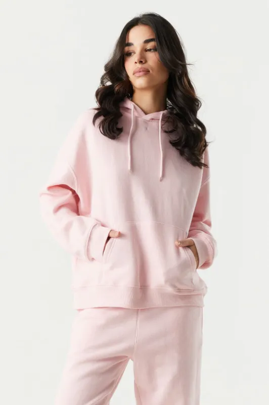 Oversized Fleece Hoodie sold by Charlotte Russe
