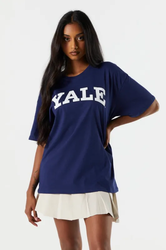 Yale Graphic Boyfriend T-Shirt sold by Charlotte Russe