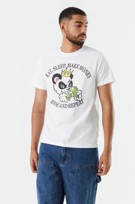 Eat Sleep Make Money Graphic T-Shirt sold by Charlotte Russe
