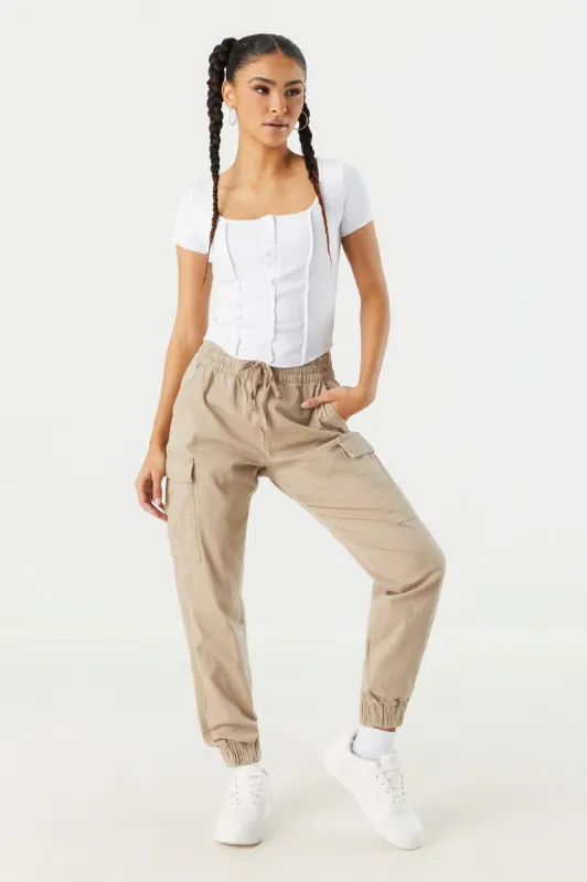 Basic Cargo Jogger sold by Charlotte Russe