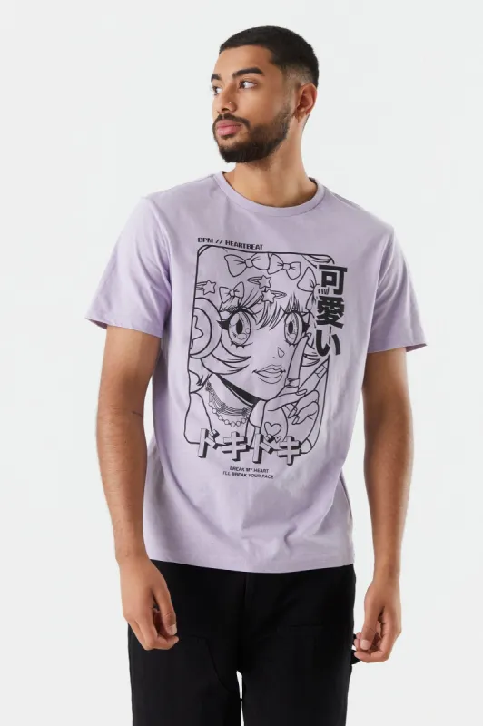 Anime Girl Graphic T-Shirt sold by Charlotte Russe