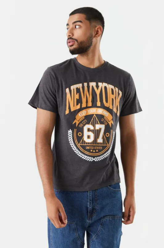 New York Dreams Graphic T-Shirt sold by Charlotte Russe