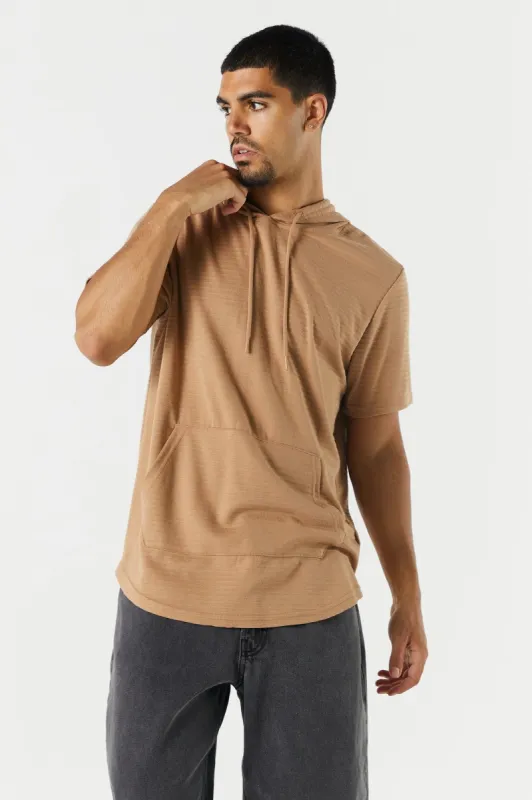 Coloured Short Sleeve Hoodie sold by Charlotte Russe