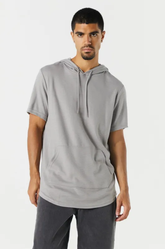 Short Sleeve Hoodie sold by Charlotte Russe