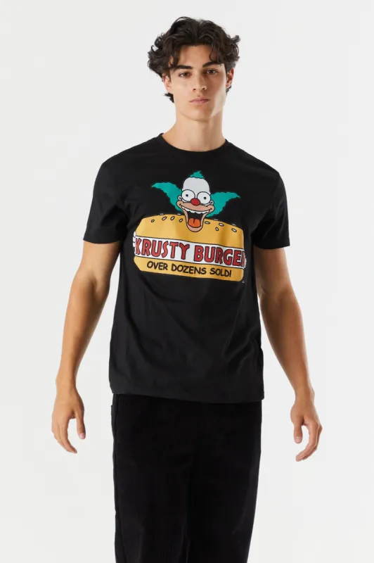 Krusty Burger Graphic T-Shirt sold by Charlotte Russe