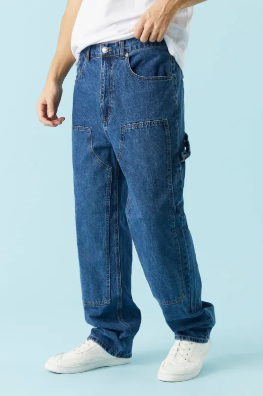 Double Knee Loose Leg Carpenter Jean sold by Charlotte Russe