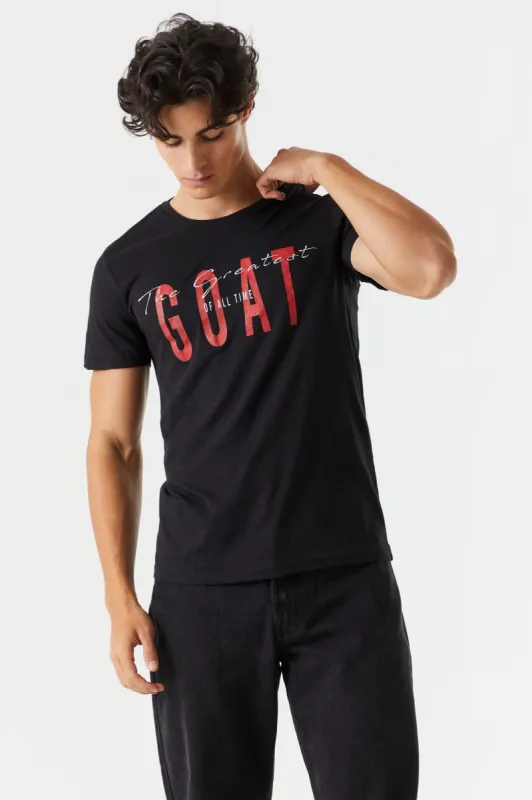 G.O.A.T Graphic T-Shirt sold by Charlotte Russe