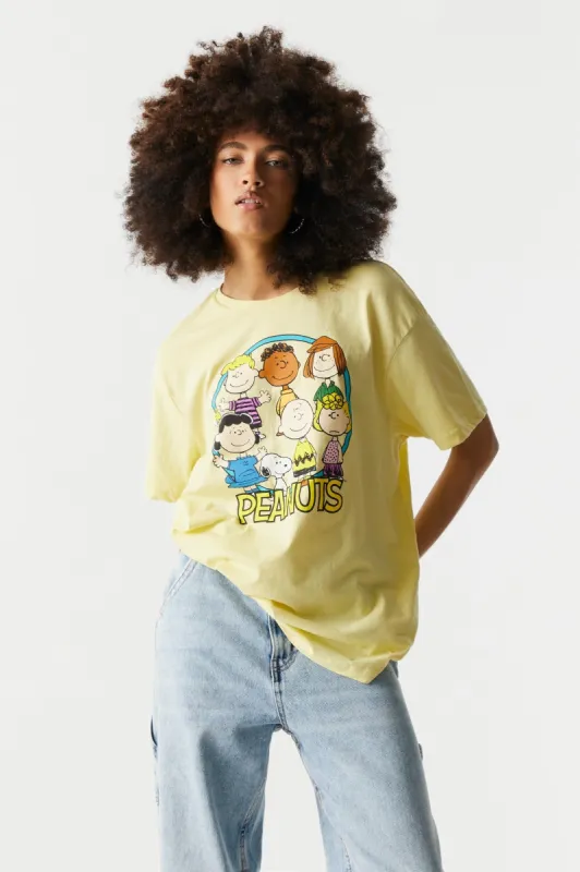 Peanuts Graphic Oversized T-Shirt sold by Charlotte Russe