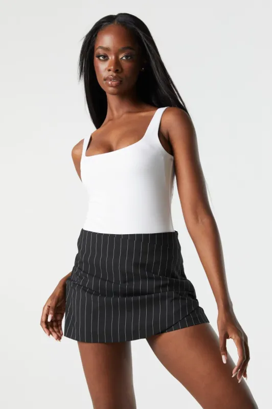 Striped Micro Mini Skort sold by Charlotte Russe
