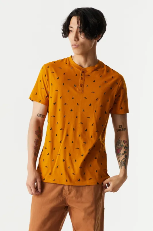 Ditsy Wilderness Print T-Shirt sold by Charlotte Russe