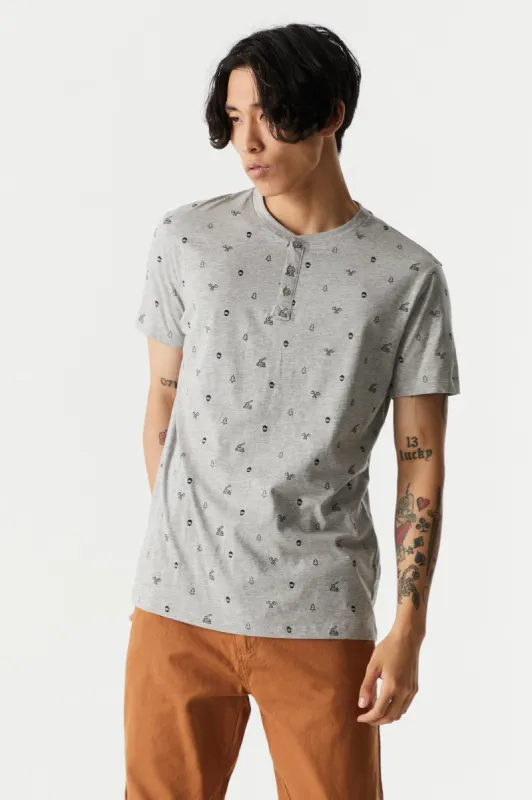 Ditsy Lumberjack Print T-Shirt sold by Charlotte Russe