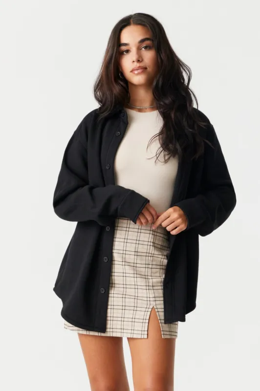 High-Rise Tan Plaid Leg Slit Mini Skirt sold by Charlotte Russe