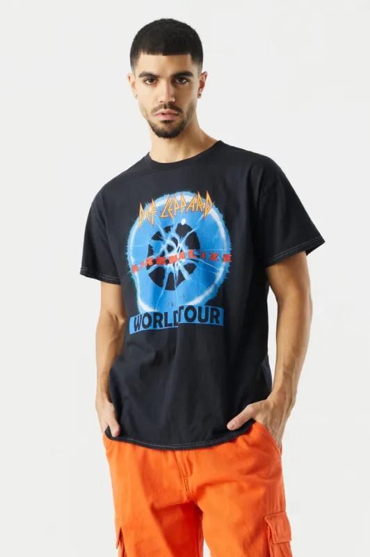 Def Leppard World Tour Graphic T-Shirt sold by Charlotte Russe