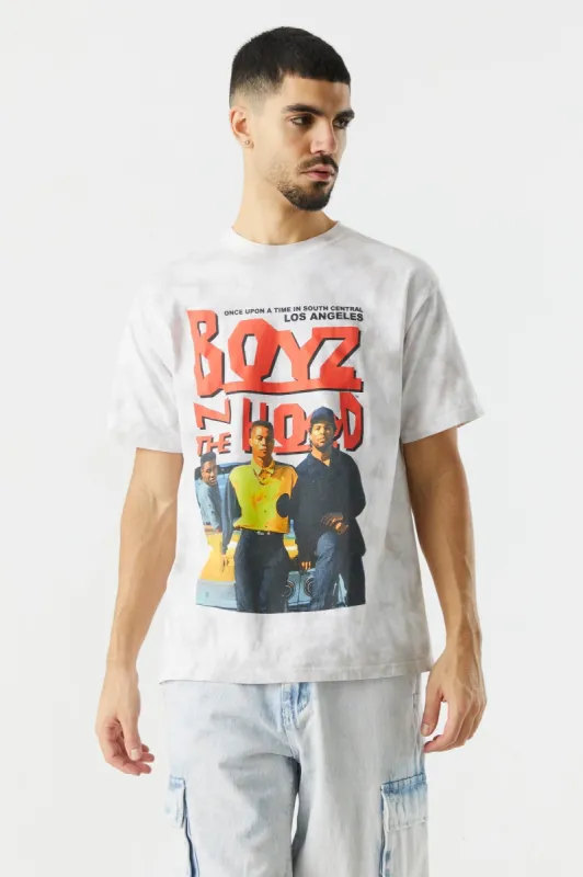 Tie-Dye Boyz N The Hood Graphic T-Shirt sold by Charlotte Russe