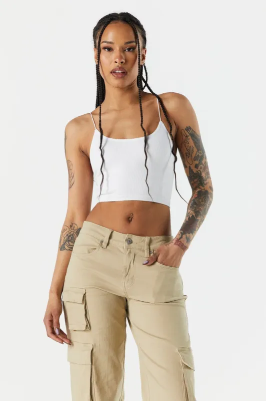 Solid Seamless Bungee Tank sold by Charlotte Russe