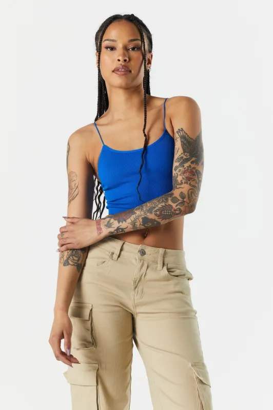Colored Seamless Bungee Tank sold by Charlotte Russe