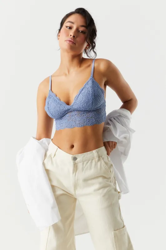 Cupped Lace Bralette sold by Charlotte Russe