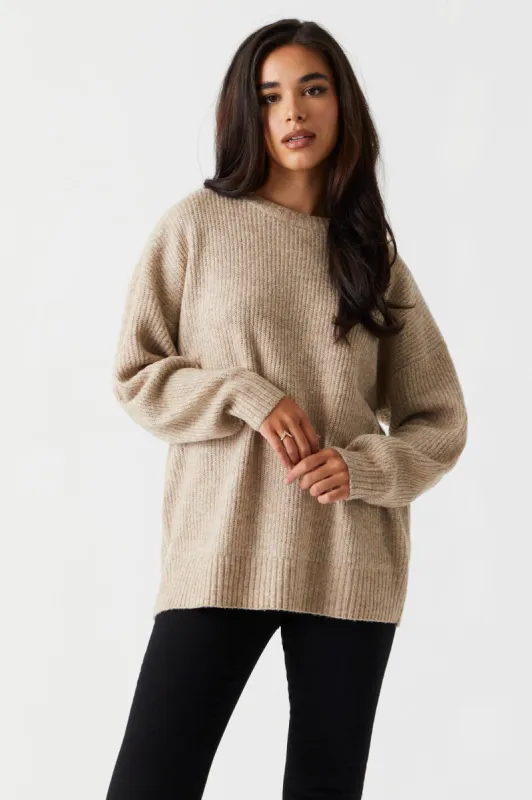 Soft Knit Tunic Sweater sold by Charlotte Russe