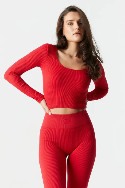 Sommer Ray Seamless Long Sleeve Top sold by Charlotte Russe
