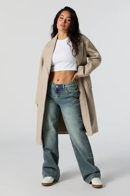 Single Buttoned Collared Jacket sold by Charlotte Russe