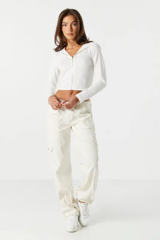 Low Rise Cargo Parachute Pant sold by Charlotte Russe