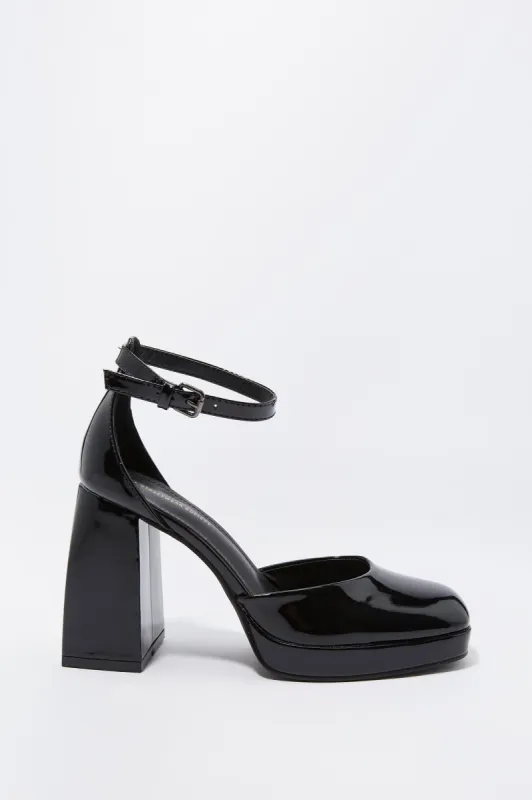 Ankle Strap Platform Heel sold by Charlotte Russe