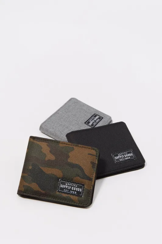 Camo Print Supply Goods Patch Woven Wallet sold by Charlotte Russe