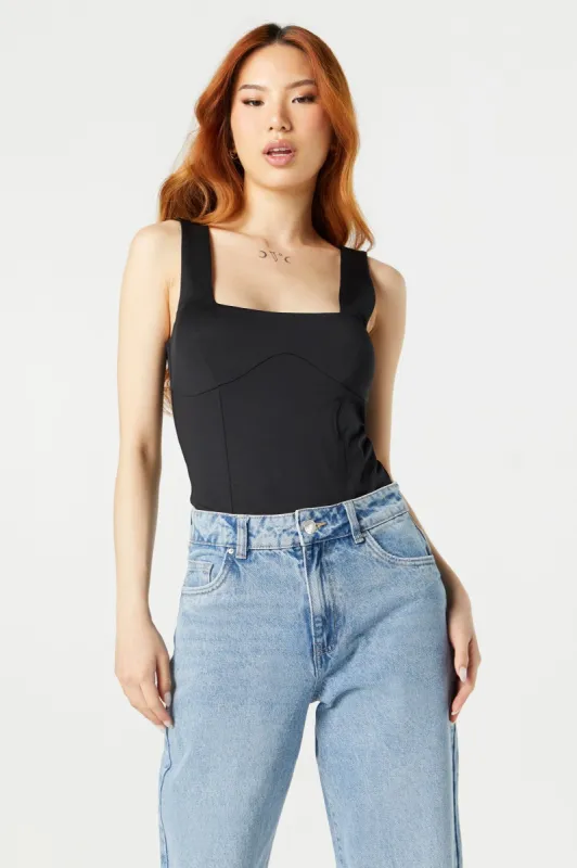 Contour Corset Bodysuit sold by Charlotte Russe
