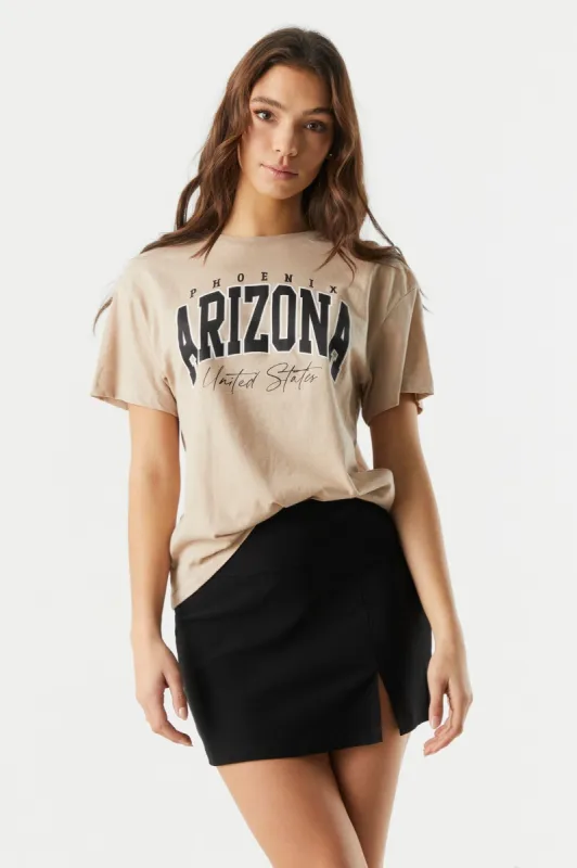 Arizona Graphic Boyfriend T-Shirt sold by Charlotte Russe