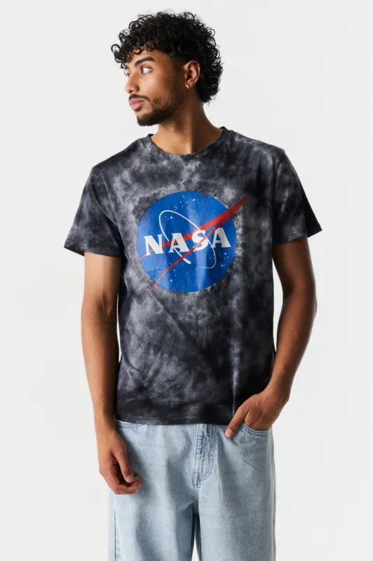 Tie-Dye NASA Graphic T-Shirt sold by Charlotte Russe