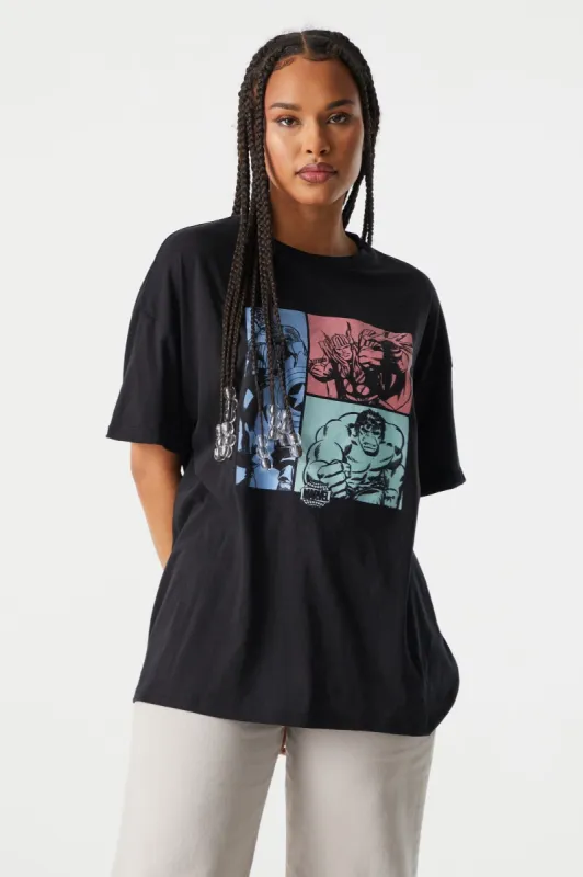 Classic Marvel Graphic Boyfriend T-Shirt sold by Charlotte Russe