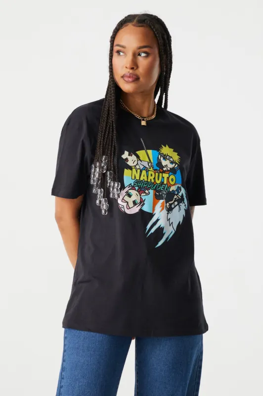 Naruto Graphic Boyfriend T-Shirt sold by Charlotte Russe