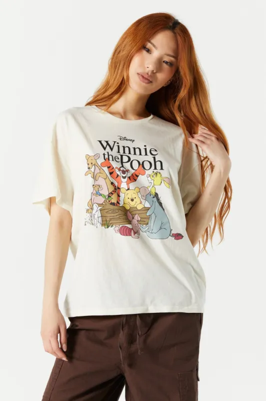 Pooh and Friends Graphic Boyfriend T-Shirt sold by Charlotte Russe