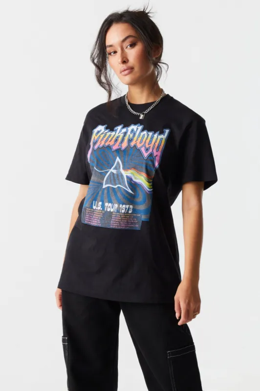 Pink Floyd Graphic Oversized T-Shirt sold by Charlotte Russe
