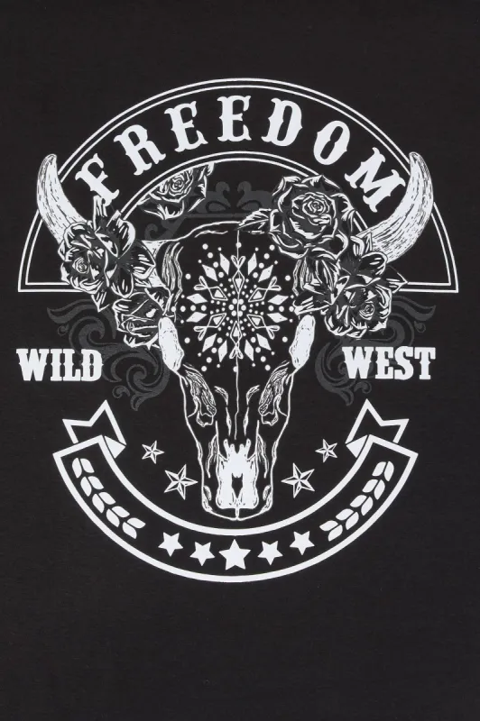 Freedom Graphic Boyfriend T-Shirt sold by Charlotte Russe