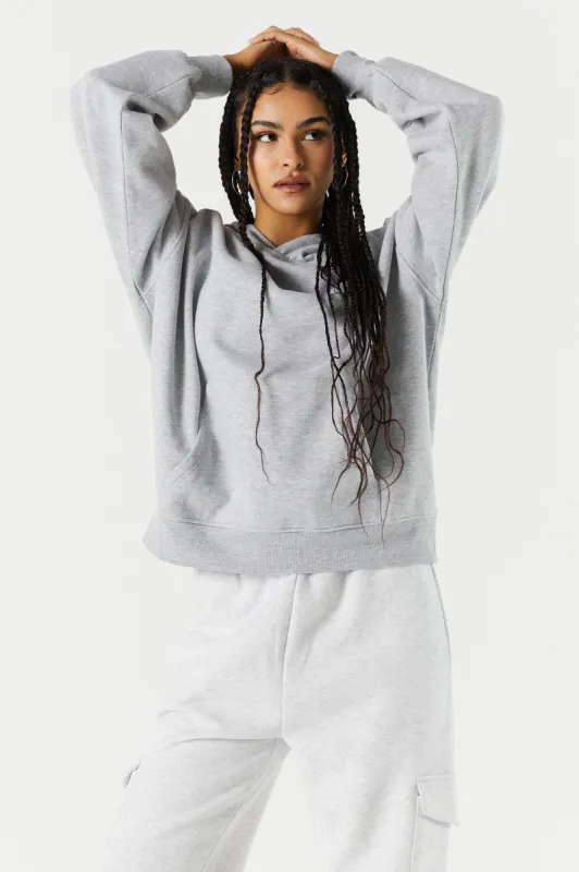 Fleece Oversized Hoodie sold by Charlotte Russe