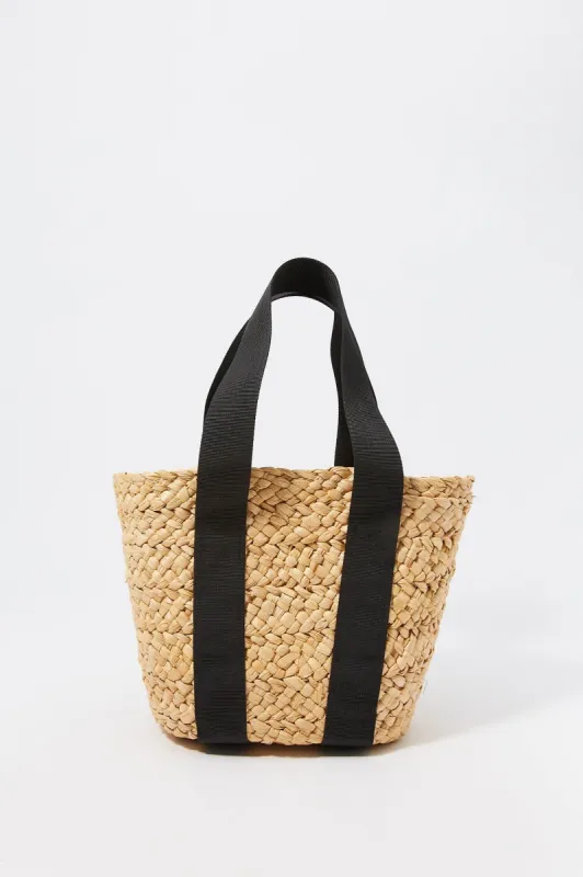 Raffia Basket Bag sold by Charlotte Russe