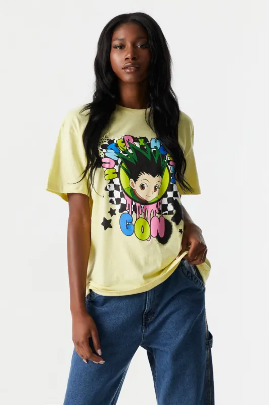 Hunter x Hunter Gon Graphic Oversized T-Shirt sold by Charlotte Russe