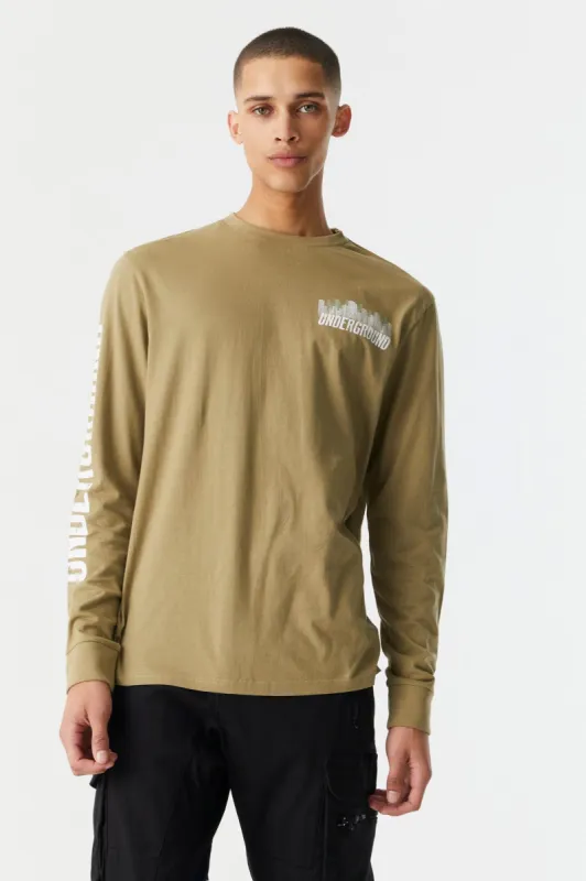 Underground Graphic Crew Neck Top sold by Charlotte Russe