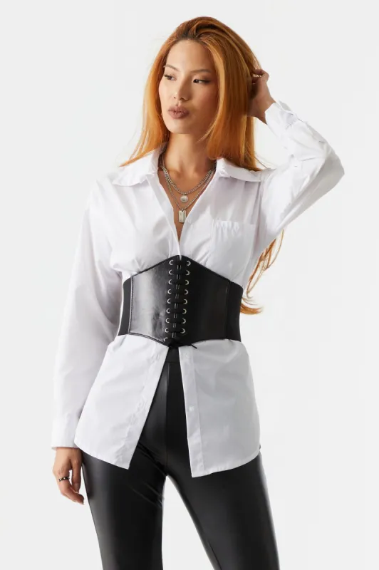 Corset Lace-Up Belt sold by Charlotte Russe