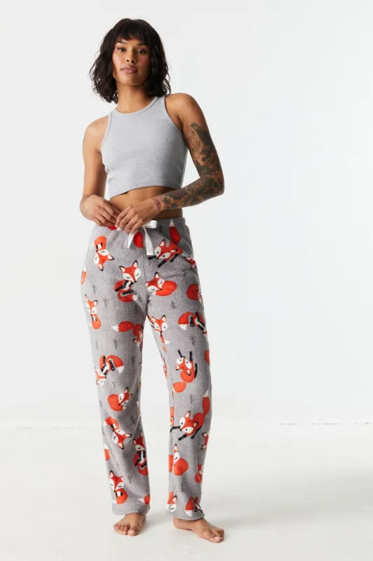 Fox Print Pajama Pant sold by Charlotte Russe