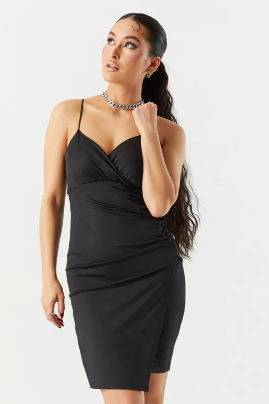 Surplice Wrap Dress sold by Charlotte Russe