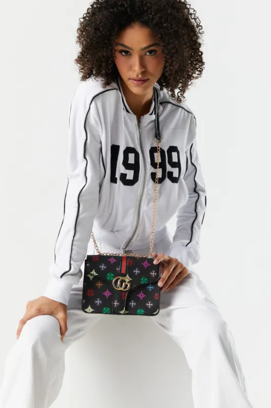 Colourful Print Cross Body Bag sold by Charlotte Russe