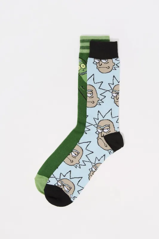 Rick and Morty Crew Sock (2 Pack) sold by Charlotte Russe
