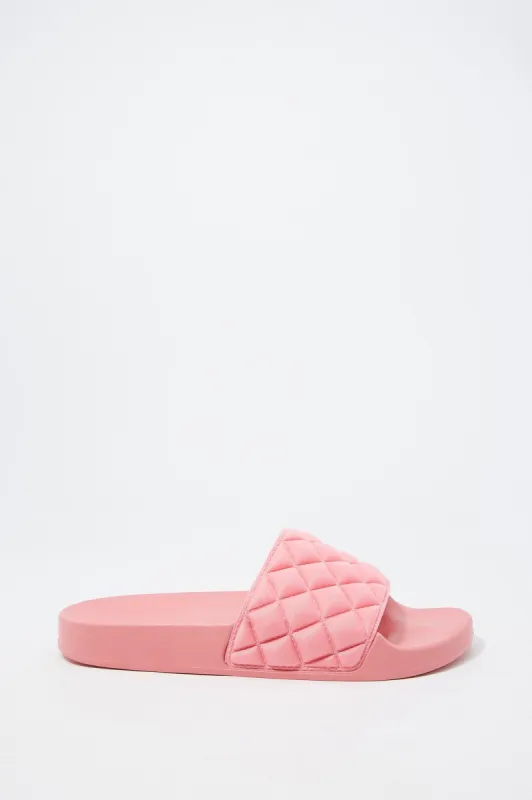Quilted Slide sold by Charlotte Russe
